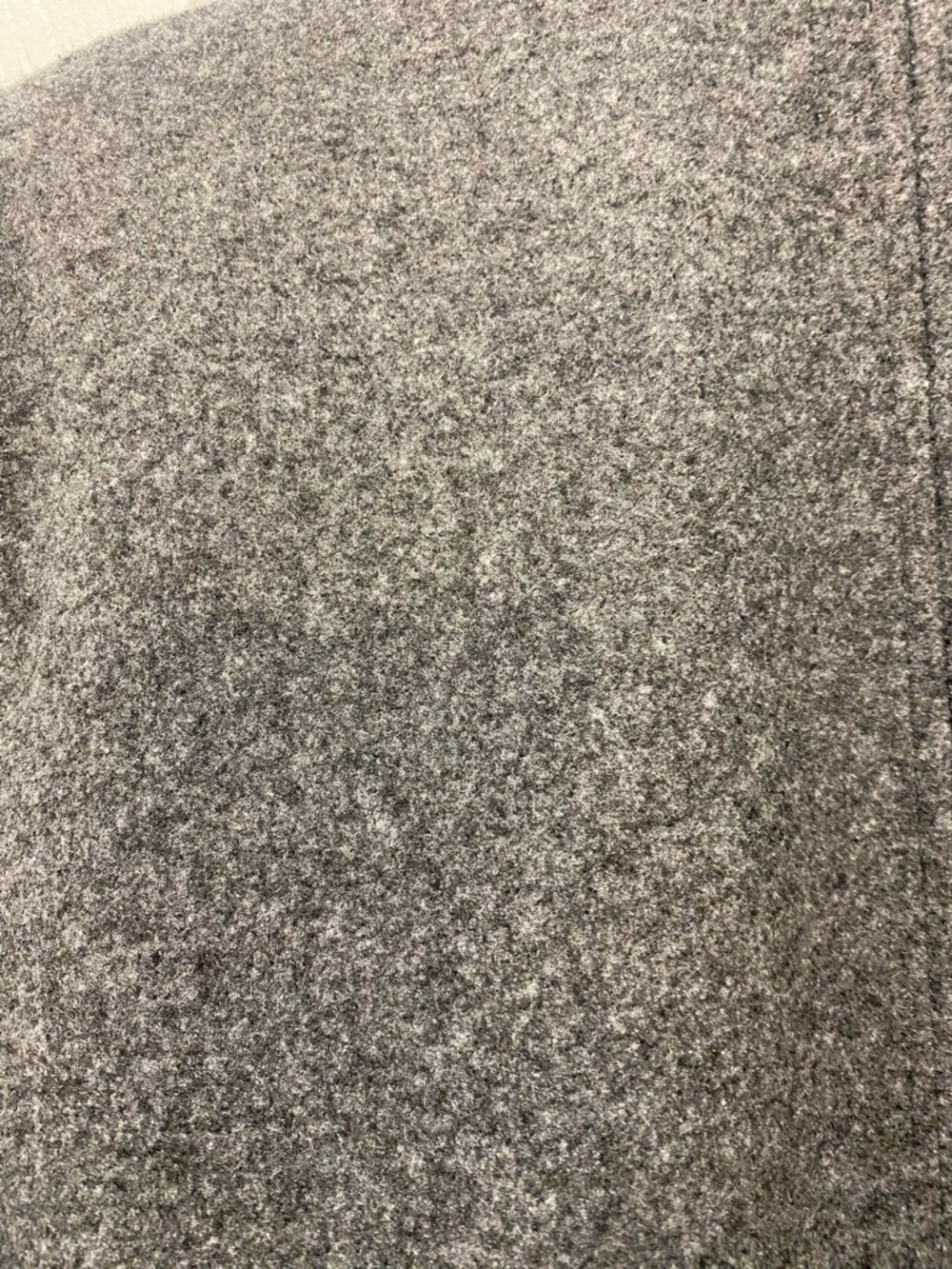 Zara Long Grey Wool-Blend Open Front Coat - Picture 4 of 4